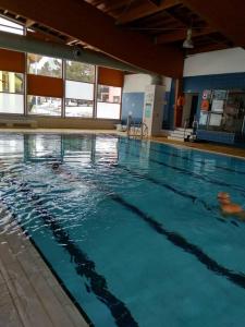 Bazén v ubytovaní Apart Riviera Lipno J4-12 alebo v jeho blízkosti