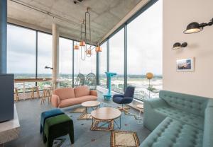 Atpūtas zona naktsmītnē Citadines Connect Sydney Airport