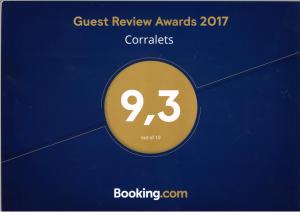 Corralets的证书、奖牌、标识或其他文件