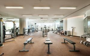 Fitness centrum a/nebo fitness zařízení v ubytování Happihaus Hotel Bangkok