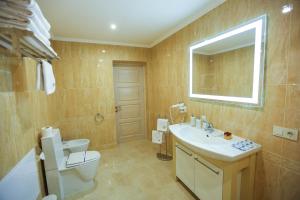 Koupelna v ubytování Home Hotel