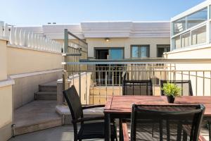Balkón nebo terasa v ubytování ApartUP Patacona Terrace Duplex I