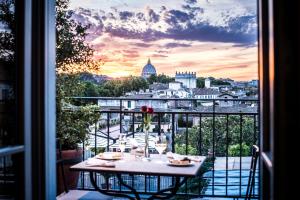 Balkón nebo terasa v ubytování Hotel Ponte Sisto