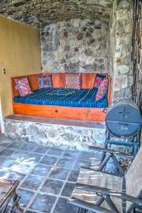 Atitlan Sunset Lodge的休息区