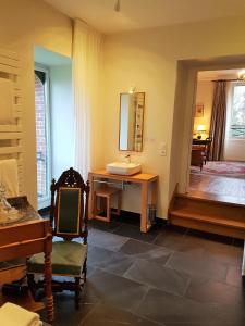 Letto o letti in una camera di Manoir de Kergrec'h