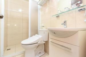 Koupelna v ubytování Yilan Dongshan Cypress B&B