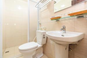 Koupelna v ubytování Yilan Dongshan Cypress B&B