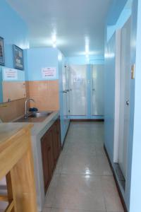 Kuchyň nebo kuchyňský kout v ubytování Brielles Travellers Inn