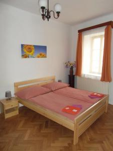 Postel nebo postele na pokoji v ubytování Pension U Soudu