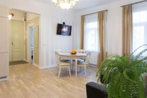 TV a/nebo společenská místnost v ubytování Allika Apartments