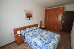 Postel nebo postele na pokoji v ubytování Casa Rosales 4