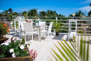 Balkón nebo terasa v ubytování Terraza Art Villa Dominicana