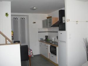 Kuchyň nebo kuchyňský kout v ubytování Grenouille + 54 fotografií