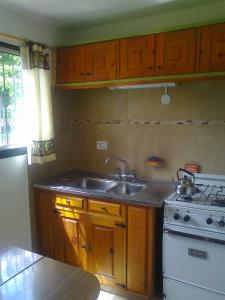 Kuchyň nebo kuchyňský kout v ubytování Casa Campo