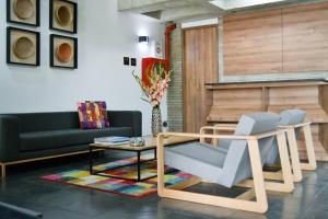Χώρος καθιστικού στο Alko Hotel Integrado