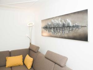 A seating area at Ferienwohnung - Bergblick - Vandans