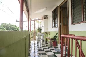 A balcony or terrace at Casaoro Homestay