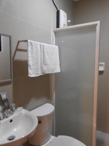 Koupelna v ubytování Rublin Hotel Cebu