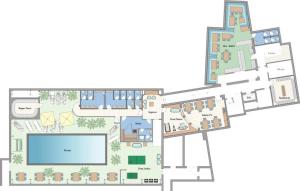 Půdorys ubytování Hotel Garni Gonzaga