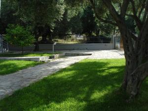 A garden outside Villa Riza