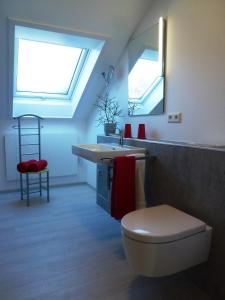 Bathroom sa Buchbergblick Haus Rumpel