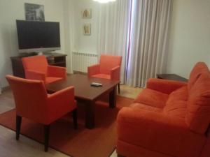 Posezení v ubytování Hotel Alfageme