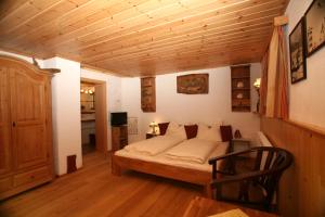 Posteľ alebo postele v izbe v ubytovaní Ferienhaus Abendstille