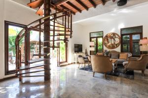 Χώρος καθιστικού στο Villa de Siam