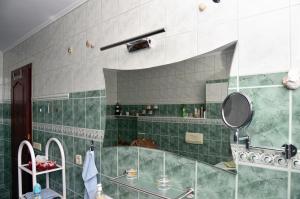 Koupelna v ubytování Ferienhaus "Am Gutspark"