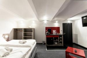 TV a/nebo společenská místnost v ubytování SILESIA Residence