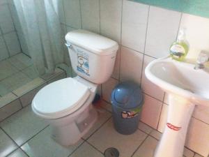 Et badeværelse på Luquina homestay