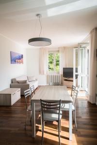 Et opholdsområde på Appartamento rosmarino