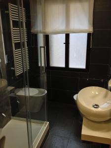 Um banheiro em Albergo Marin