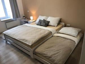 Postel nebo postele na pokoji v ubytování Apartmán U Zlaté hroudy