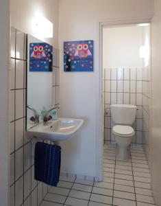 Koupelna v ubytování Rooms Al Festival