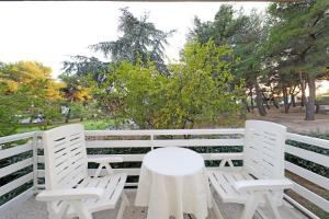 Zahrada ubytování Apartments Sanja