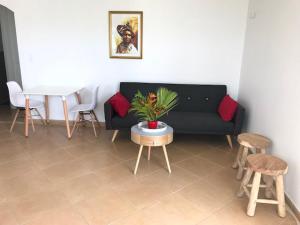 Χώρος καθιστικού στο Gite Grenadille Martinique