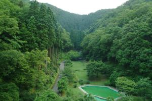 Paesaggio naturale nelle vicinanze del ryokan