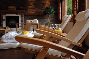 Posezení v ubytování Chalet-Hotel Beau-Site