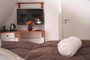 Cama o camas de una habitación en Hotel Vesa