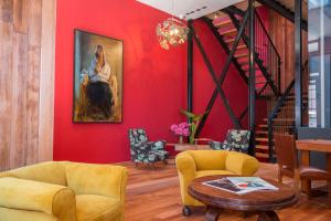 Posezení v ubytování Augusta Hotel