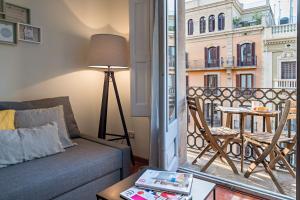 Posezení v ubytování Habitat Apartments Paseo de Gracia Suite