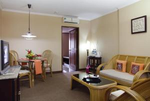 Istumisnurk majutusasutuses The Jayakarta Yogyakarta Hotel & Spa