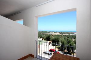 a view from the balcony of a house at Residence Hotel Torresilvana in Vieste