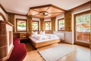 Posteľ alebo postele v izbe v ubytovaní Schönblick Appartements