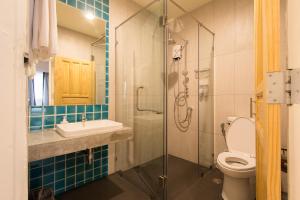 חדר רחצה ב-Lazy Sunday hostel