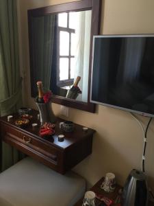 TV a/nebo společenská místnost v ubytování Hadrian Gate Hotel