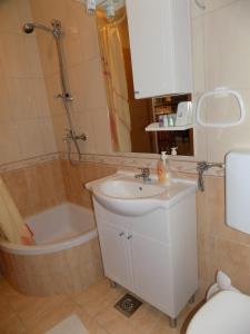 Koupelna v ubytování Vacation apartments Feniks