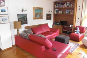 Posezení v ubytování B&B Ff