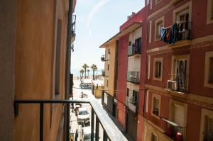 Balkón nebo terasa v ubytování Barcelona Beach Apartments